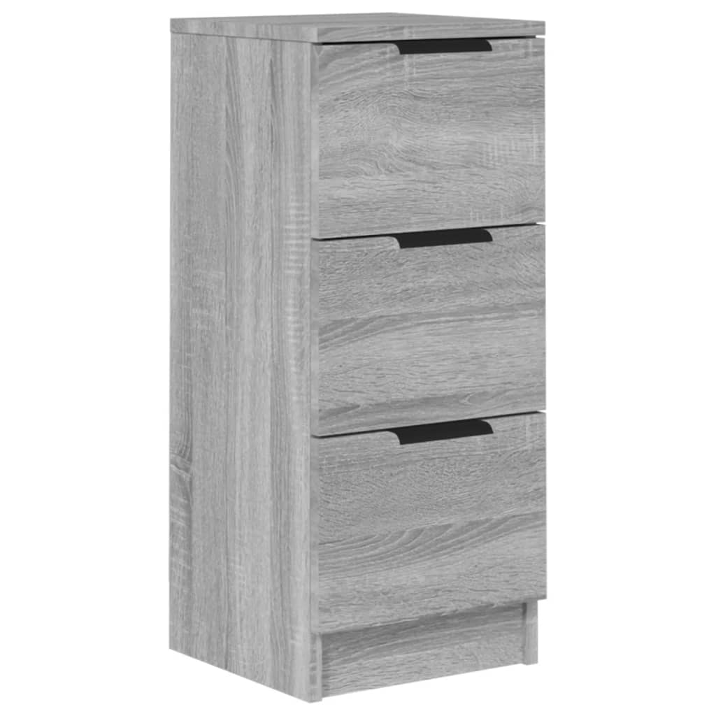vidaXL Servantă, sonoma gri, 30x30x70 cm, lemn prelucrat vidaXL Servantă, sonoma gri, 30x30x70 cm, lemn prelucrat