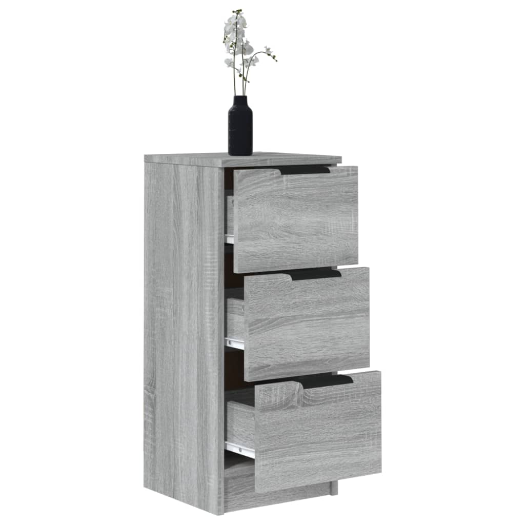 vidaXL Servantă, sonoma gri, 30x30x70 cm, lemn prelucrat vidaXL Servantă, sonoma gri, 30x30x70 cm, lemn prelucrat