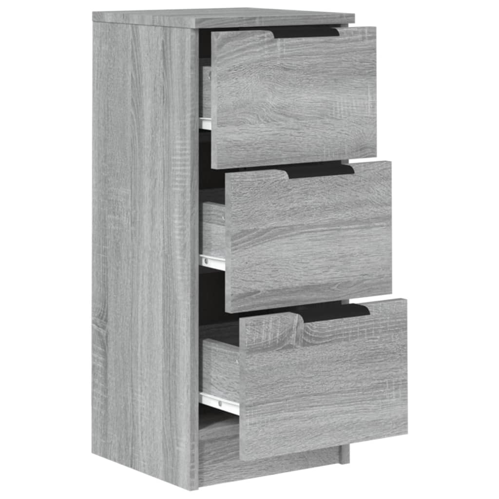 vidaXL Servantă, sonoma gri, 30x30x70 cm, lemn prelucrat vidaXL Servantă, sonoma gri, 30x30x70 cm, lemn prelucrat