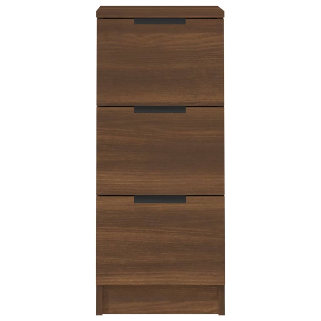 vidaXL Dulapuri, 2 buc., stejar maro, 30x30x70 cm, lemn compozit
