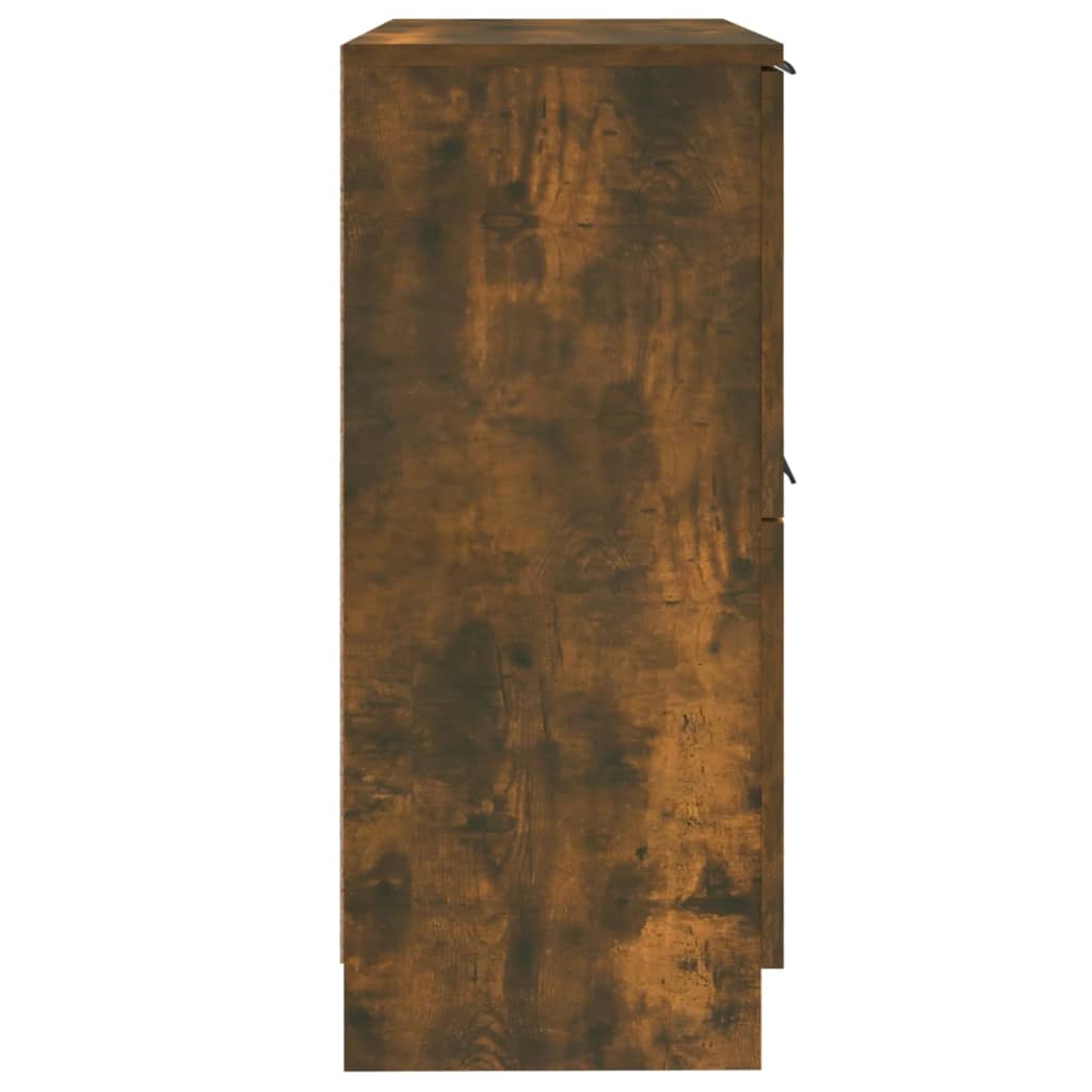 vidaXL Dulapuri, 2 buc., stejar fumuriu, 30x30x70 cm, lemn prelucrat