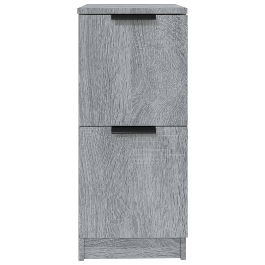vidaXL Dulapuri, 2 buc., gri sonoma, 30x30x70 cm, lemn prelucrat