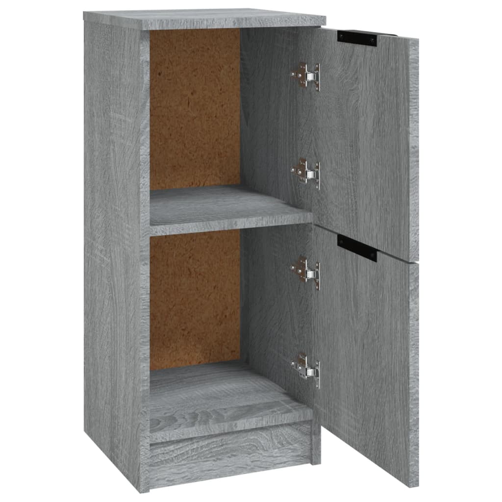 vidaXL Dulapuri, 2 buc., gri sonoma, 30x30x70 cm, lemn prelucrat