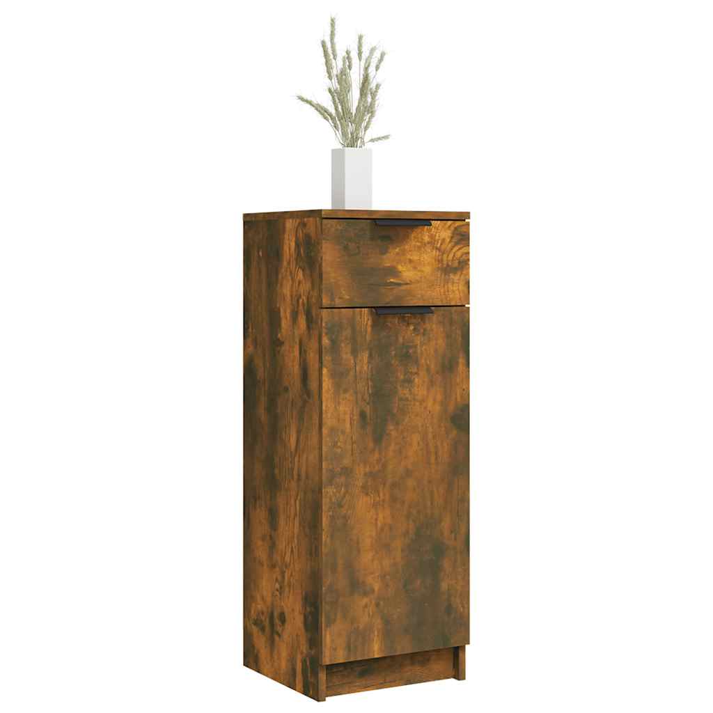 vidaXL Dulap de baie, stejar fumuriu, 32x34x90 cm, lemn prelucrat vidaXL Dulap de baie, stejar fumuriu, 32x34x90 cm, lemn prelucrat