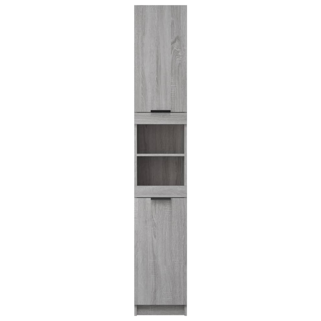 vidaXL Dulap de baie, sonoma gri, 32x34x188,5 cm, lemn prelucrat vidaXL Dulap de baie, sonoma gri, 32x34x188,5 cm, lemn prelucrat