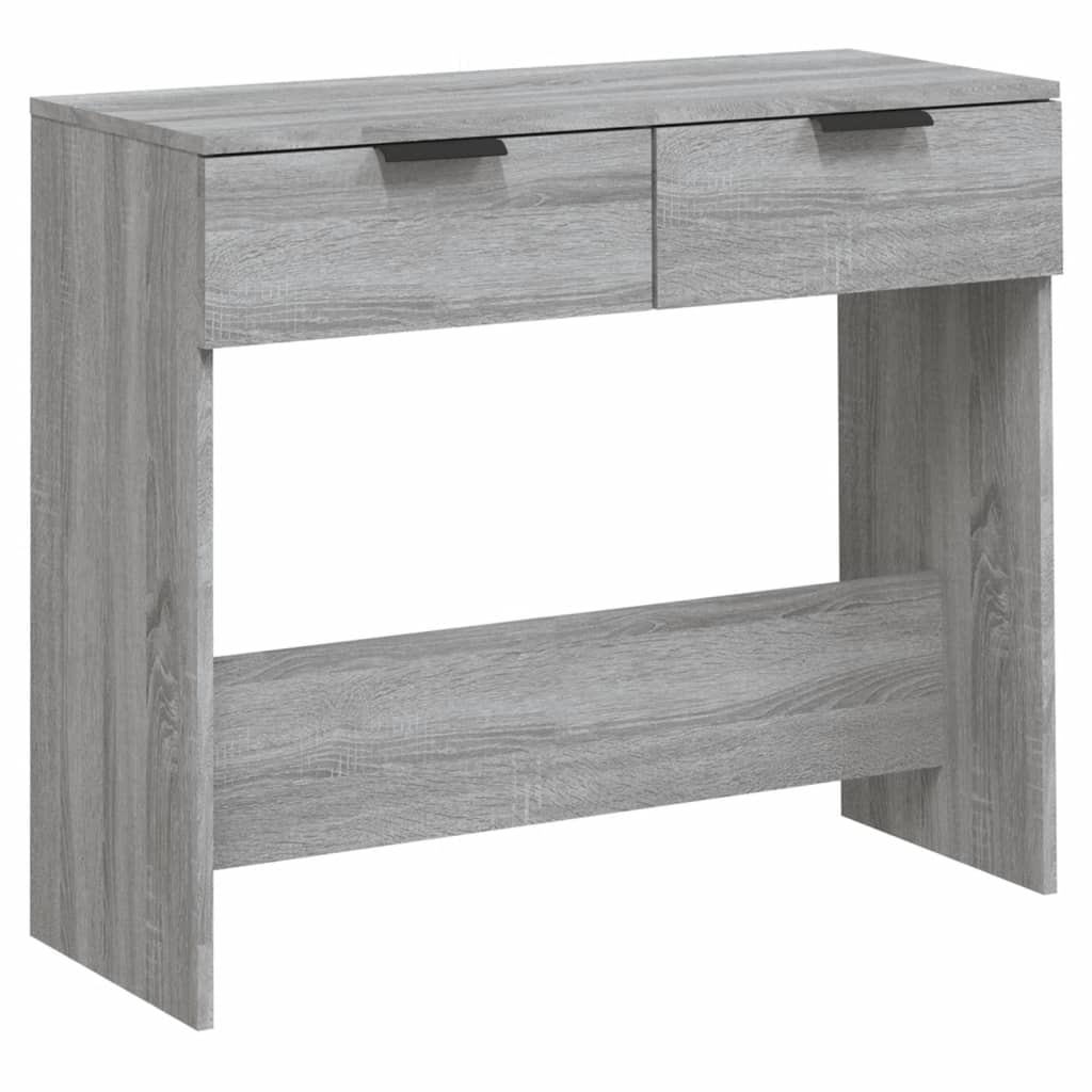 vidaXL Măsuță consolă, gri sonoma, 90x36x75 cm, lemn prelucrat vidaXL Măsuță consolă, gri sonoma, 90x36x75 cm, lemn prelucrat