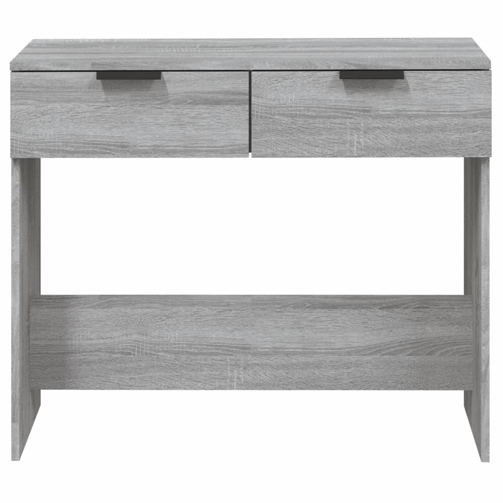 vidaXL Măsuță consolă, gri sonoma, 90x36x75 cm, lemn prelucrat vidaXL Măsuță consolă, gri sonoma, 90x36x75 cm, lemn prelucrat