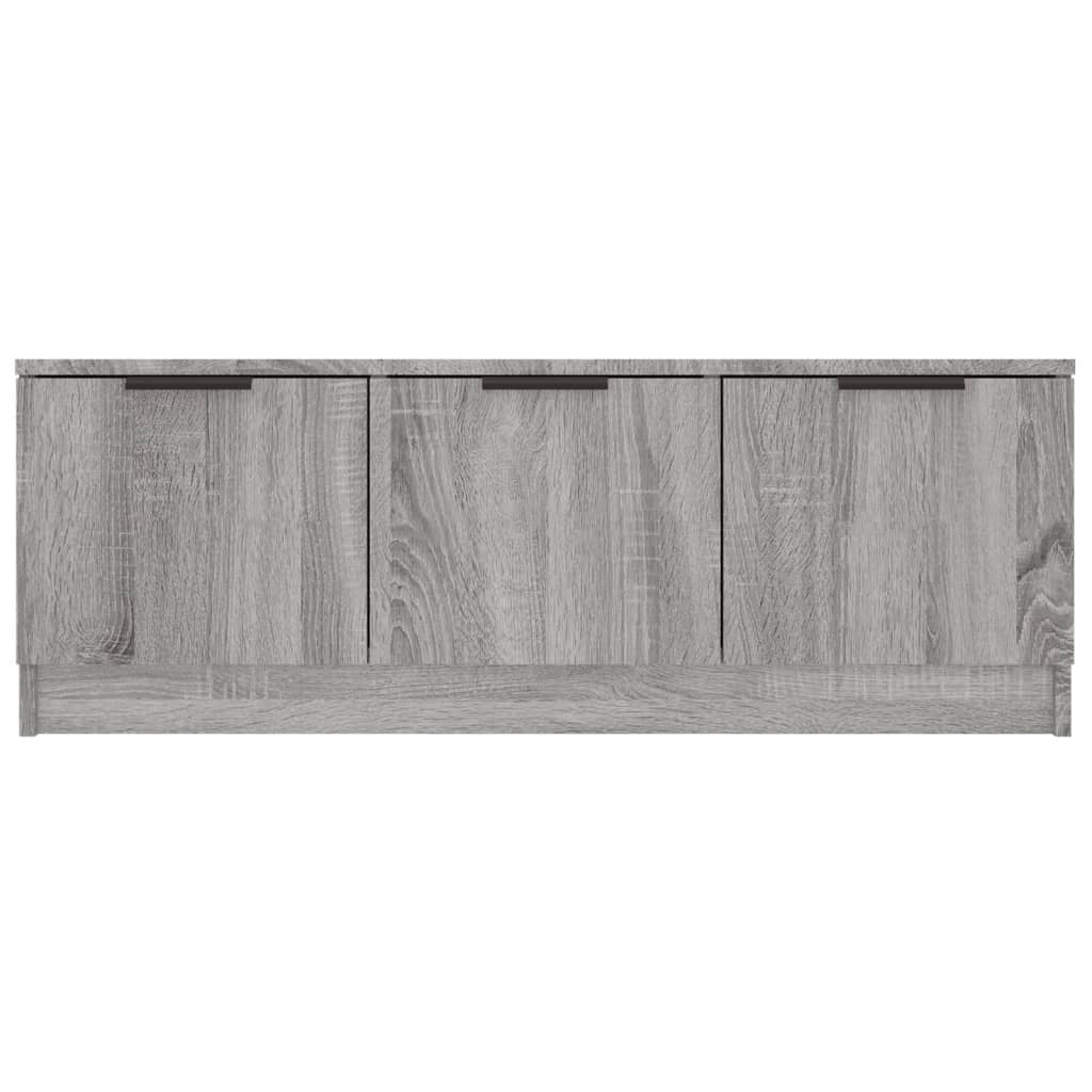 vidaXL Comodă TV, gri sonoma, 102x35x36,5 cm, lemn prelucrat vidaXL Comodă TV, gri sonoma, 102x35x36,5 cm, lemn prelucrat
