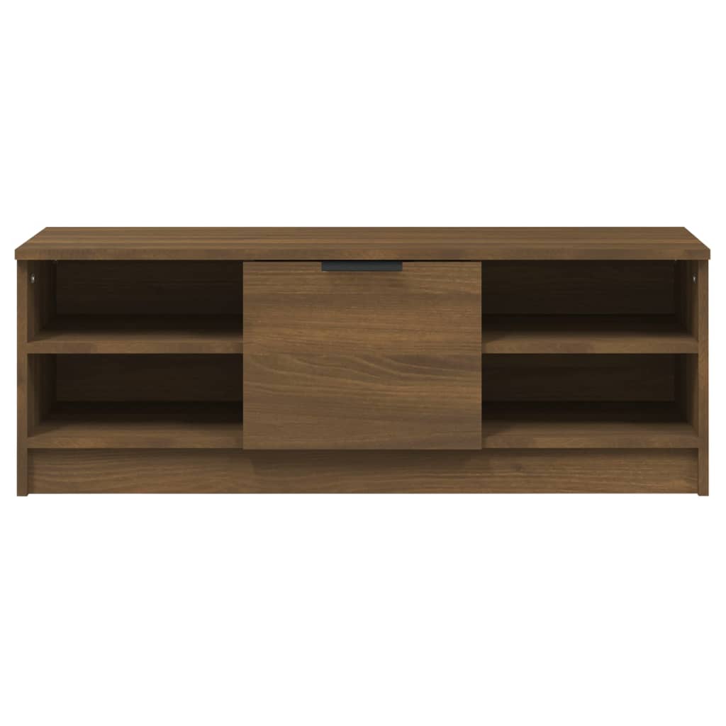 vidaXL Comodă TV, stejar maro, 102x35,5x36,5 cm, lemn compozit