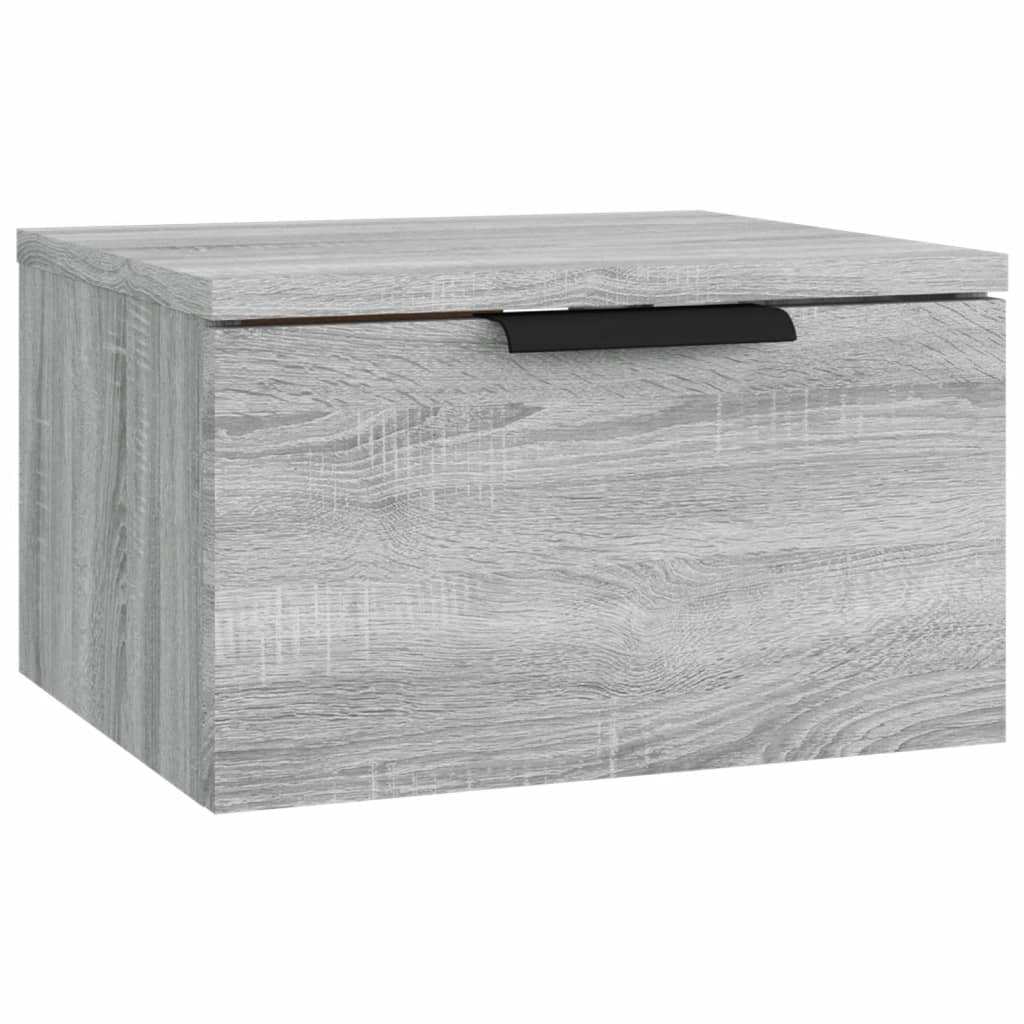 vidaXL Noptieră de perete, gri sonoma, 34x30x20 cm vidaXL Noptieră de perete, gri sonoma, 34x30x20 cm