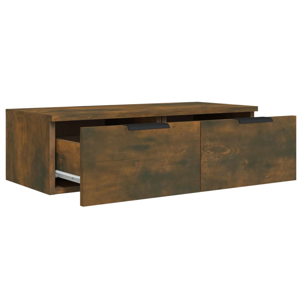 vidaXL Dulap de perete stejar afumat 68x30x20 cm lemn prelucrat vidaXL Dulap de perete stejar afumat 68x30x20 cm lemn prelucrat
