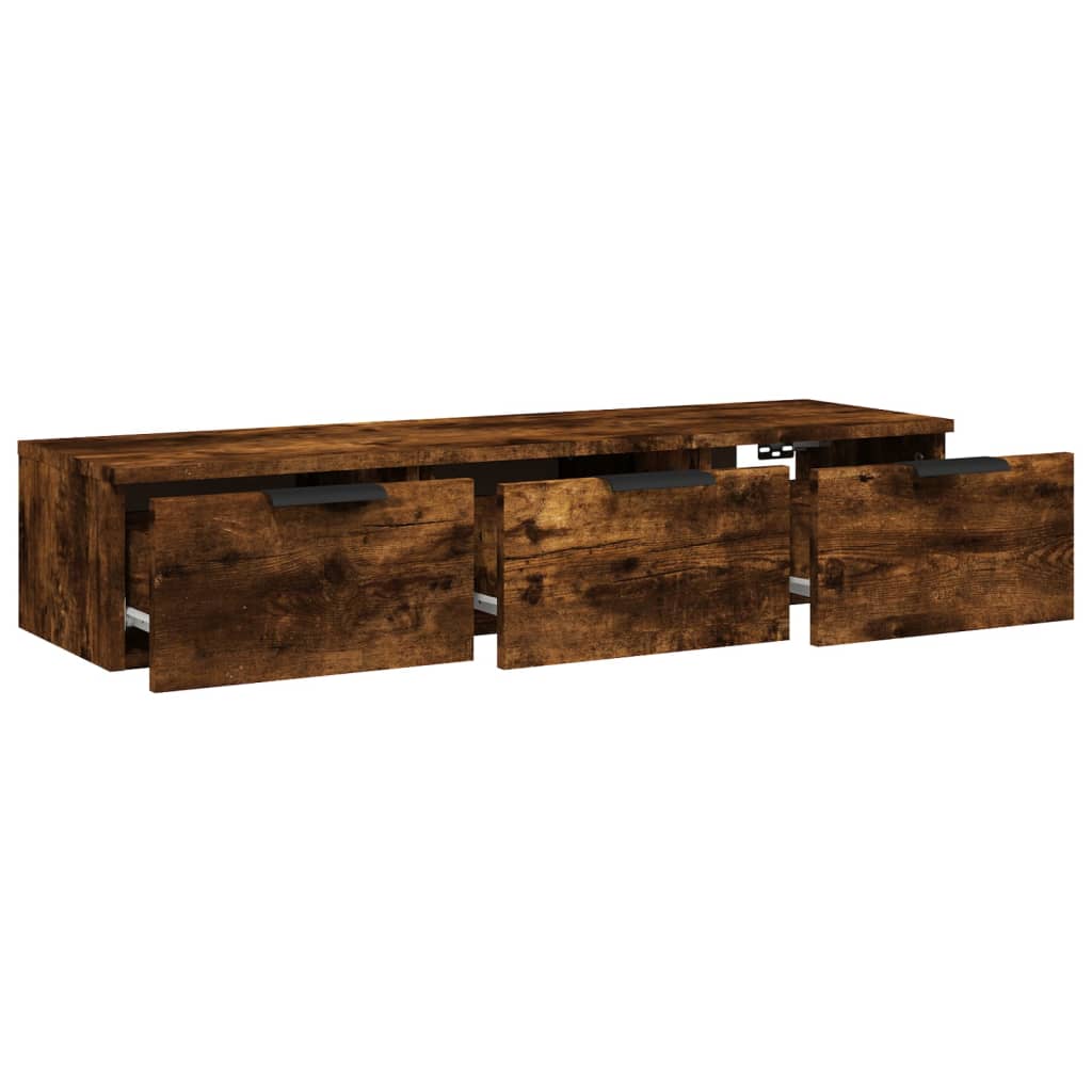 vidaXL Dulap de perete, stejar fumuriu, 102x30x20 cm, lemn compozit vidaXL Dulap de perete, stejar fumuriu, 102x30x20 cm, lemn compozit