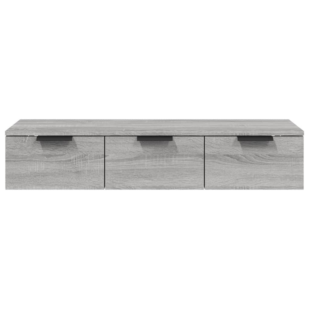 vidaXL Dulap de perete, gri sonoma, 102x30x20 cm, lemn compozit vidaXL Dulap de perete, gri sonoma, 102x30x20 cm, lemn compozit