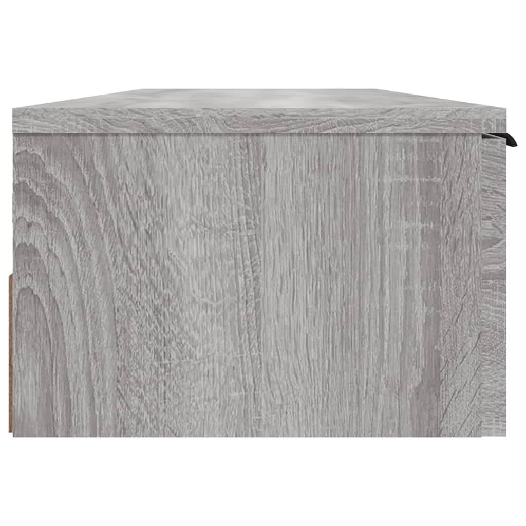 vidaXL Dulap de perete, gri sonoma, 102x30x20 cm, lemn compozit vidaXL Dulap de perete, gri sonoma, 102x30x20 cm, lemn compozit