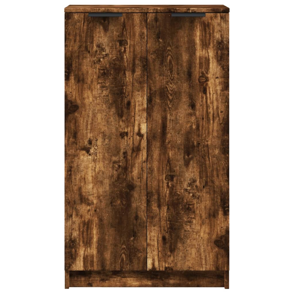 vidaXL Pantofar, stejar fumuriu, 59x35x100 cm, lemn compozit vidaXL Pantofar, stejar fumuriu, 59x35x100 cm, lemn compozit