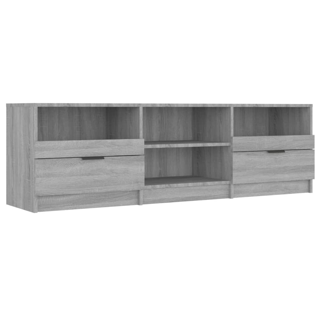 vidaXL Comodă TV, sonoma gri, 150x33,5x45 cm, lemn prelucrat