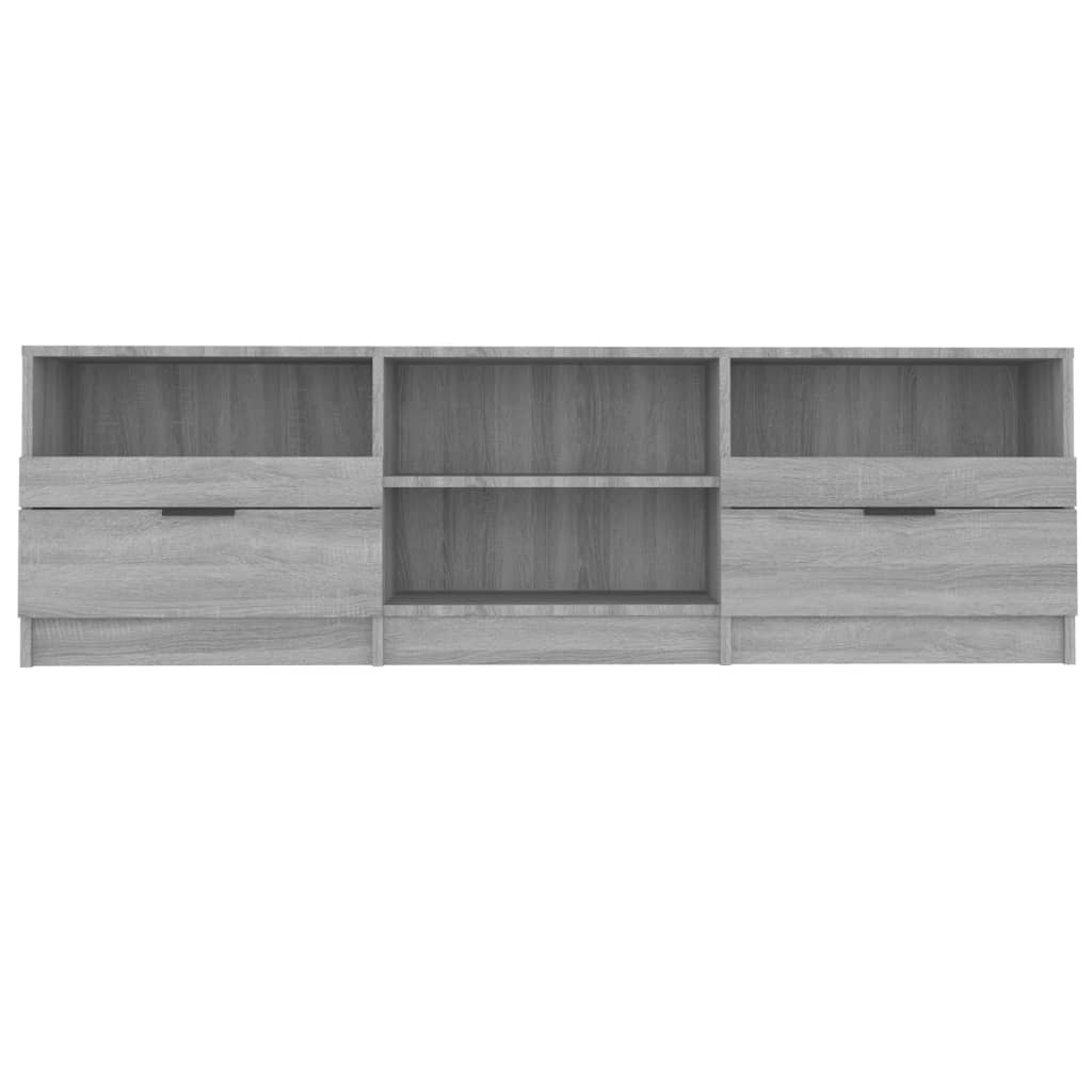 vidaXL Comodă TV, sonoma gri, 150x33,5x45 cm, lemn prelucrat
