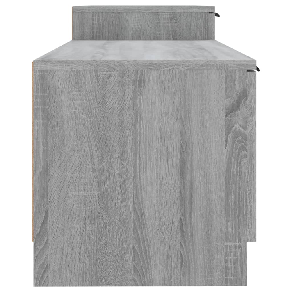 vidaXL Comodă TV, sonoma gri, 158,5x36x45 cm, lemn prelucrat vidaXL Comodă TV, sonoma gri, 158,5x36x45 cm, lemn prelucrat
