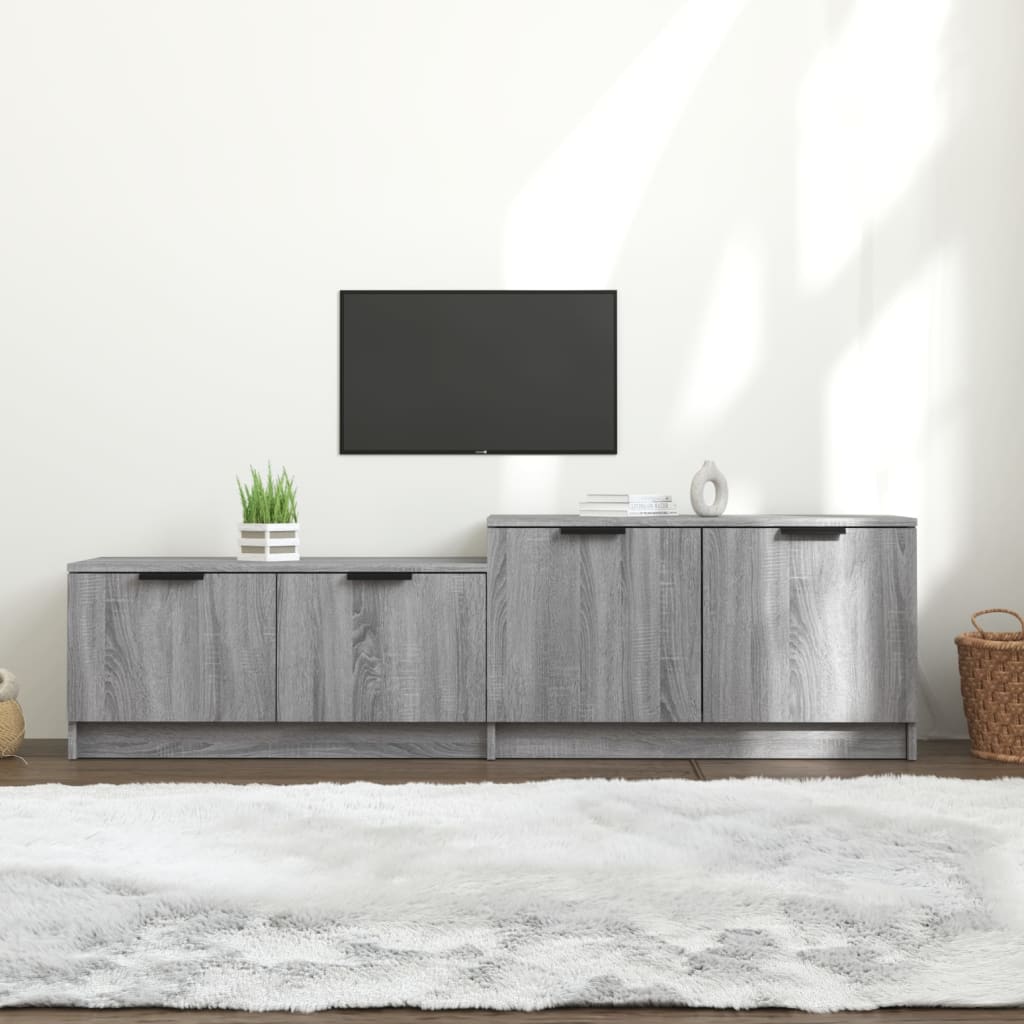 vidaXL Comodă TV, sonoma gri, 158,5x36x45 cm, lemn prelucrat vidaXL Comodă TV, sonoma gri, 158,5x36x45 cm, lemn prelucrat