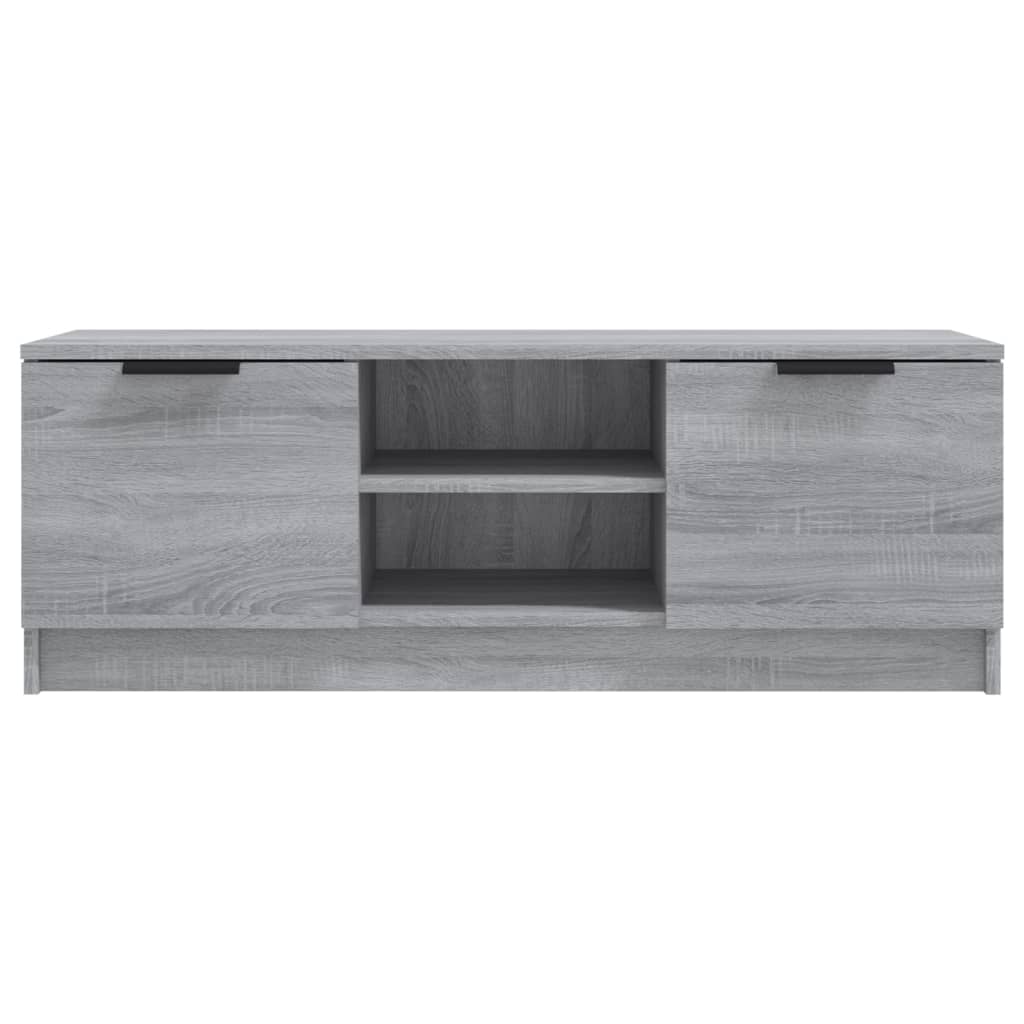 vidaXL Comodă TV, gri sonoma, 102x35x36,5 cm, lemn prelucrat vidaXL Comodă TV, gri sonoma, 102x35x36,5 cm, lemn prelucrat