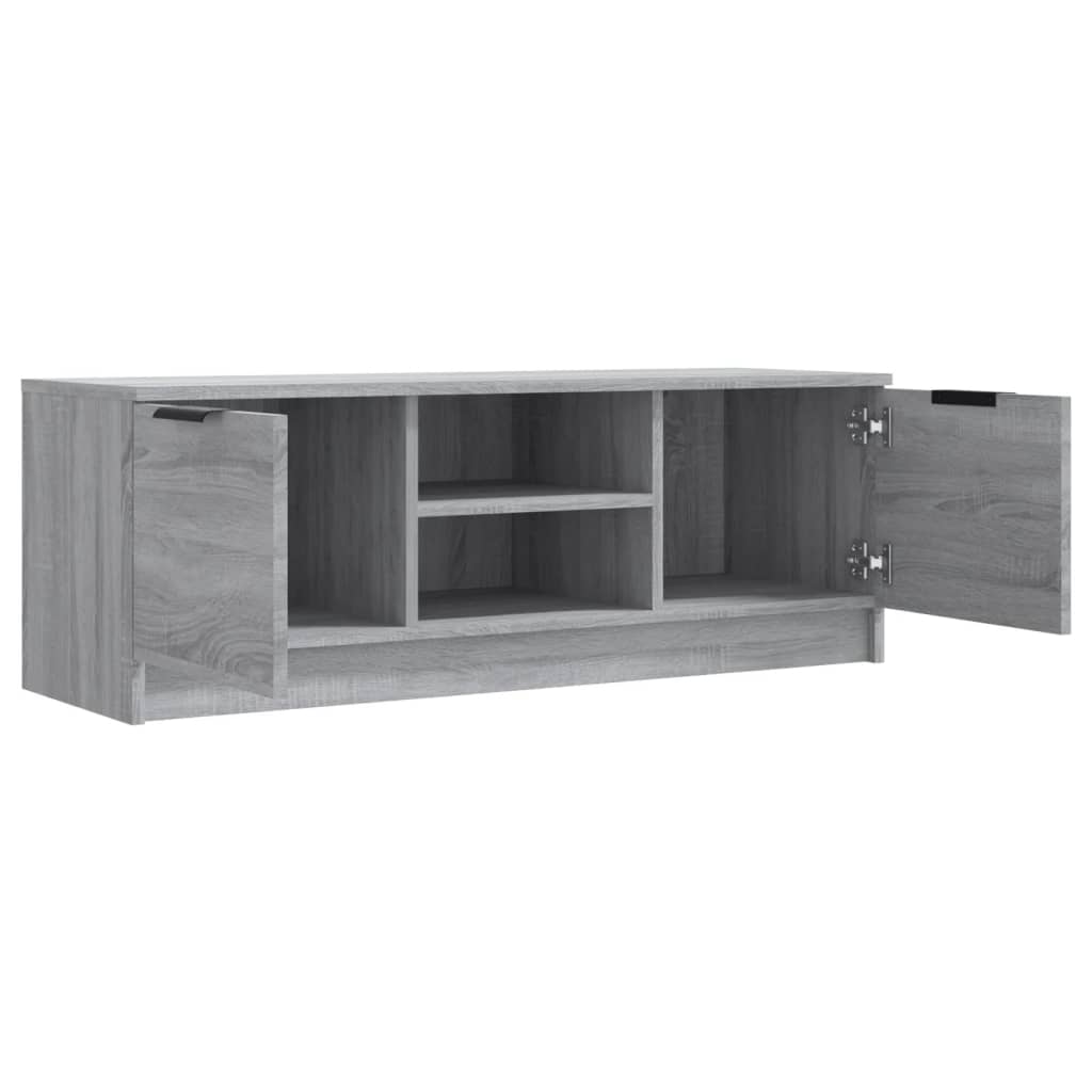 vidaXL Comodă TV, gri sonoma, 102x35x36,5 cm, lemn prelucrat vidaXL Comodă TV, gri sonoma, 102x35x36,5 cm, lemn prelucrat