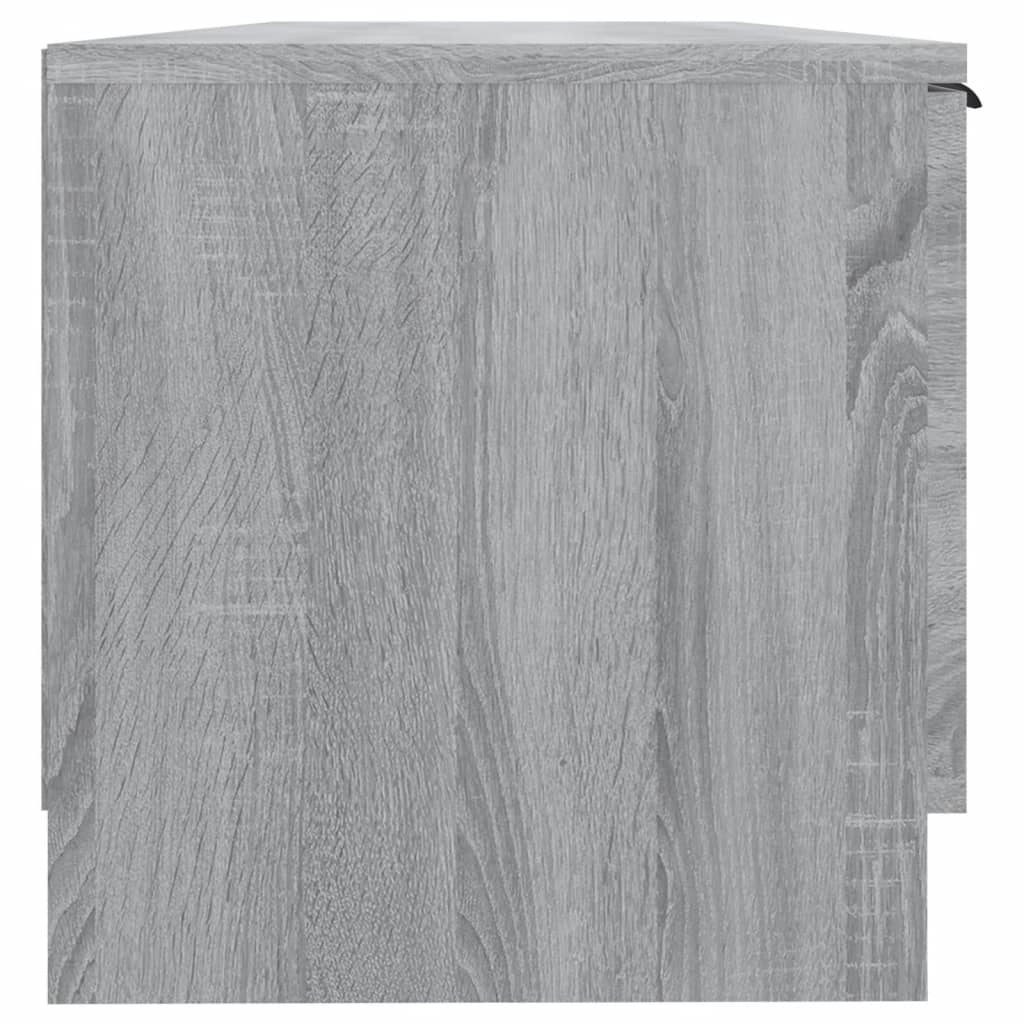 vidaXL Comodă TV, gri sonoma, 102x35x36,5 cm, lemn prelucrat vidaXL Comodă TV, gri sonoma, 102x35x36,5 cm, lemn prelucrat