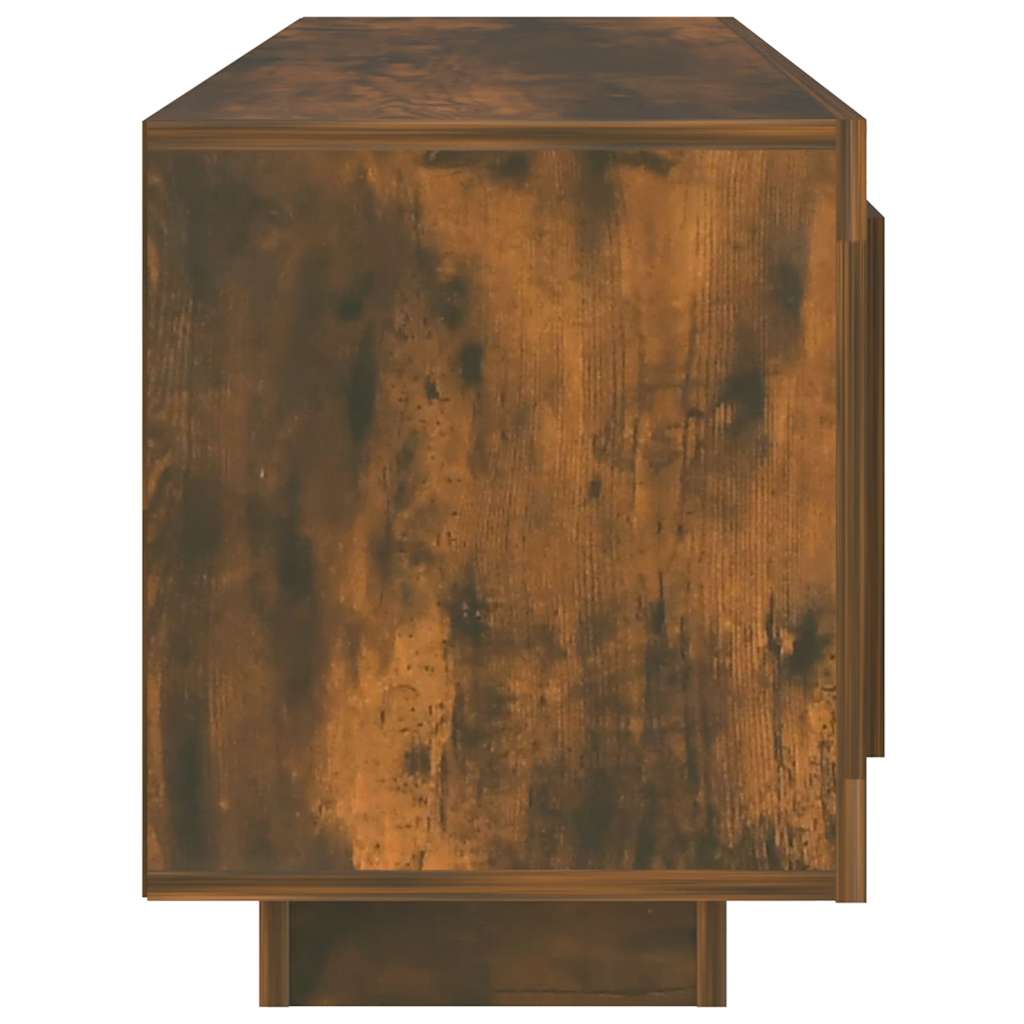 vidaXL Comodă TV, stejar afumat, 102x35x45 cm, lemn prelucrat vidaXL Comodă TV, stejar afumat, 102x35x45 cm, lemn prelucrat
