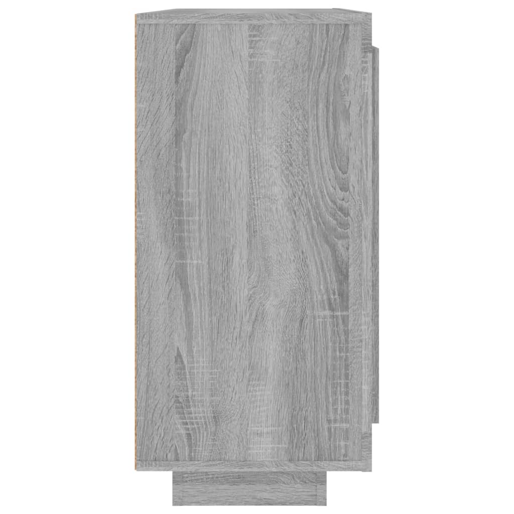 vidaXL Dulap, sonoma gri, 92x35x75 cm, lemn compozit