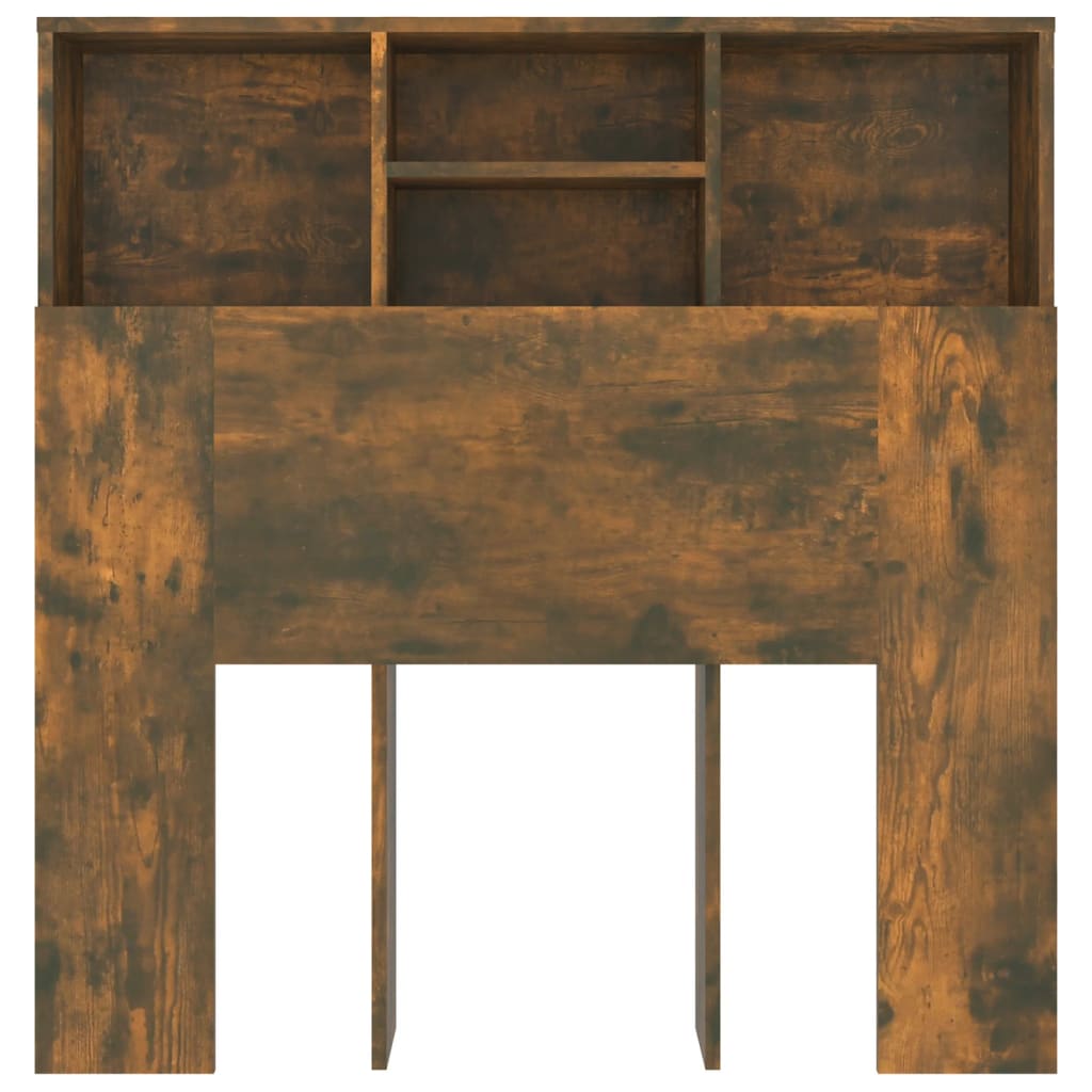 vidaXL Dulap tăblie, Stejar afumat, 100x19x103,5 cm