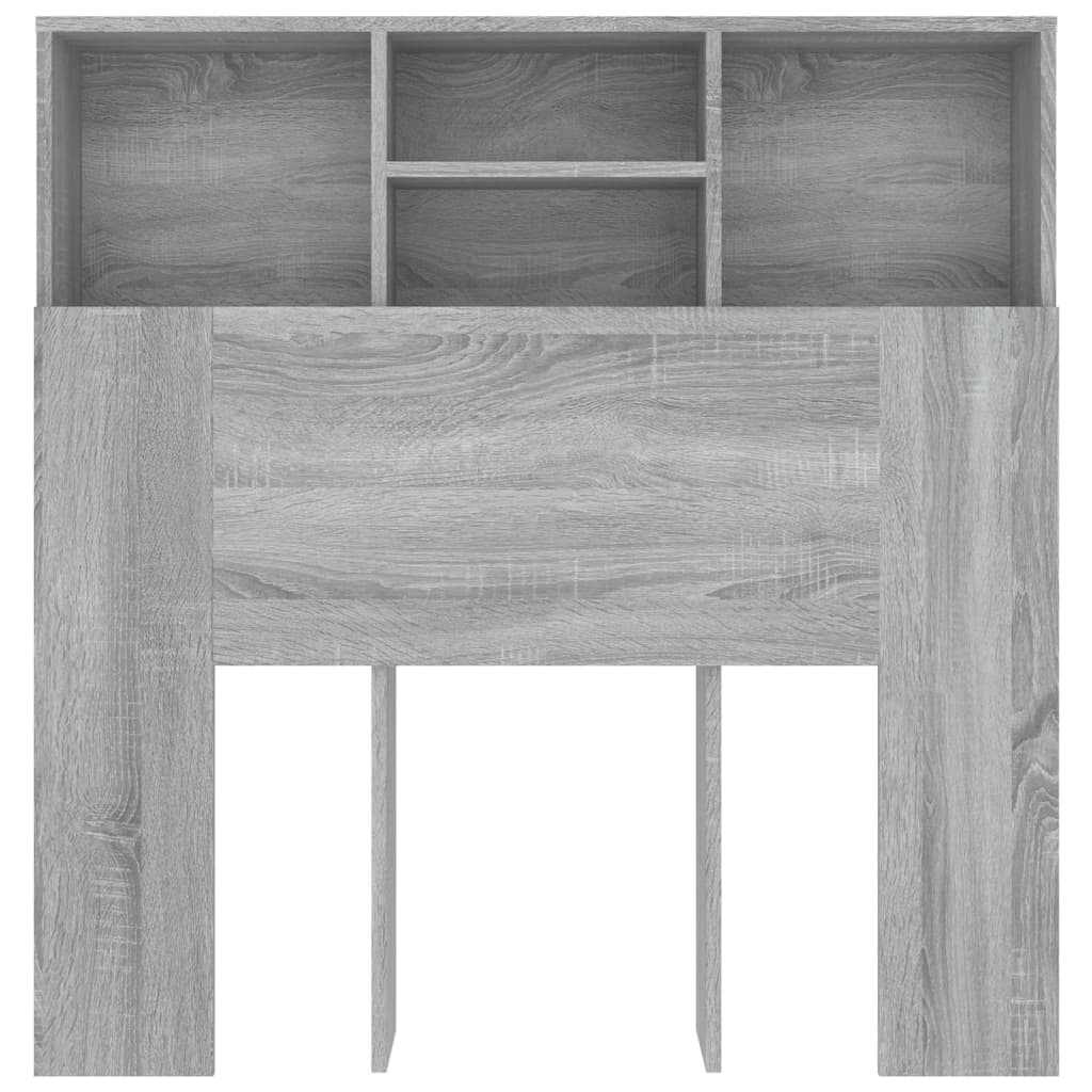 vidaXL Dulap tăblie, gri sonoma, 100x19x103,5 cm vidaXL Dulap tăblie, gri sonoma, 100x19x103,5 cm