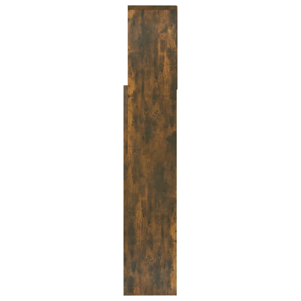 vidaXL Dulap tăblie, Stejar fumuriu, 160x19x103,5 cm