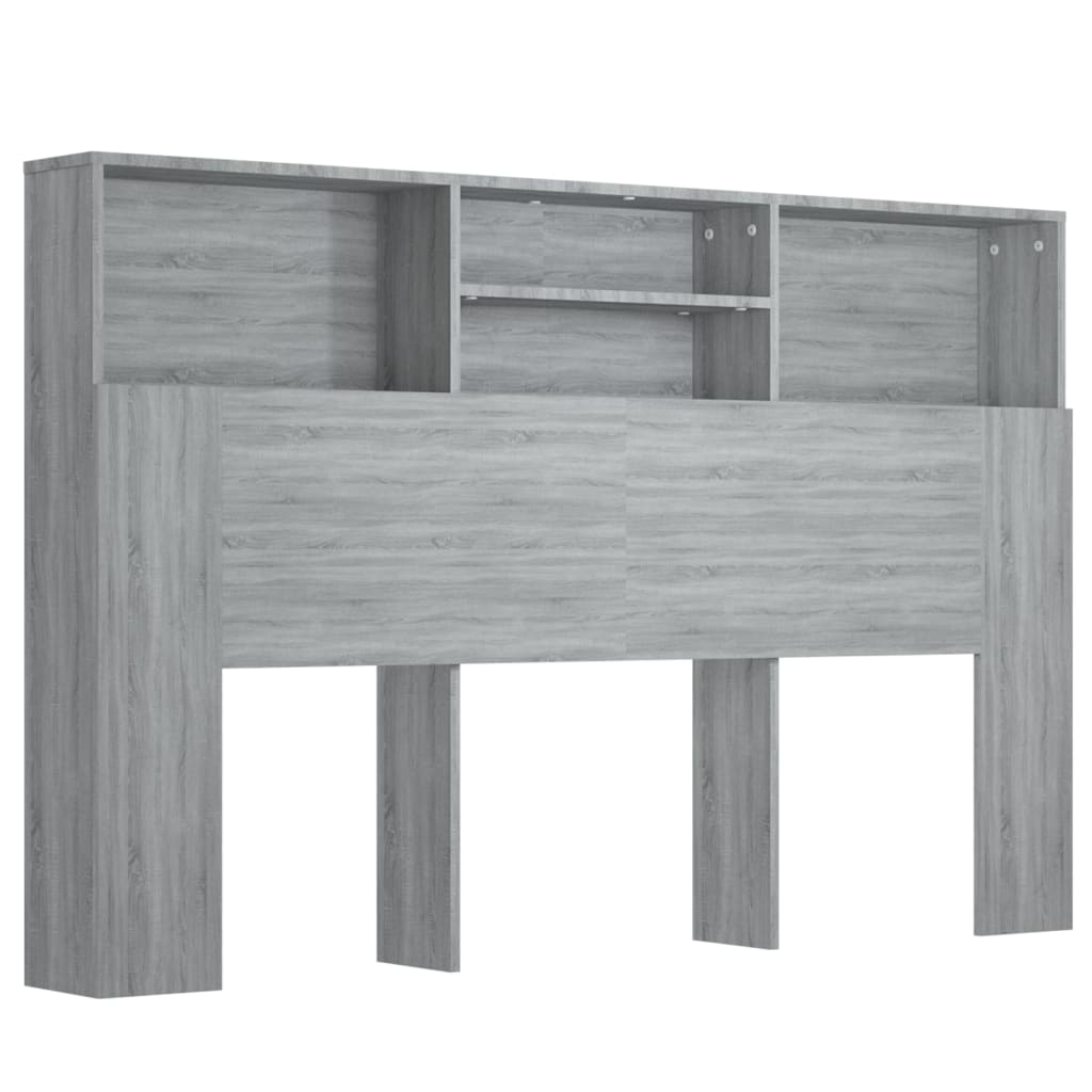 vidaXL Dulap tăblie, gri sonoma, 160x19x103,5 cm vidaXL Dulap tăblie, gri sonoma, 160x19x103,5 cm