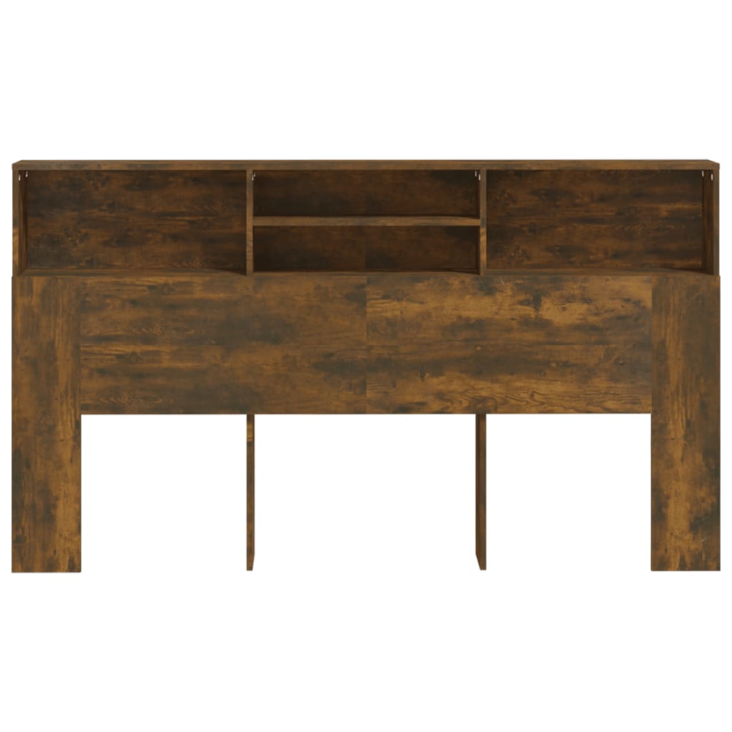 vidaXL Dulap tăblie, Stejar fumuriu, 180x19x103,5 cm