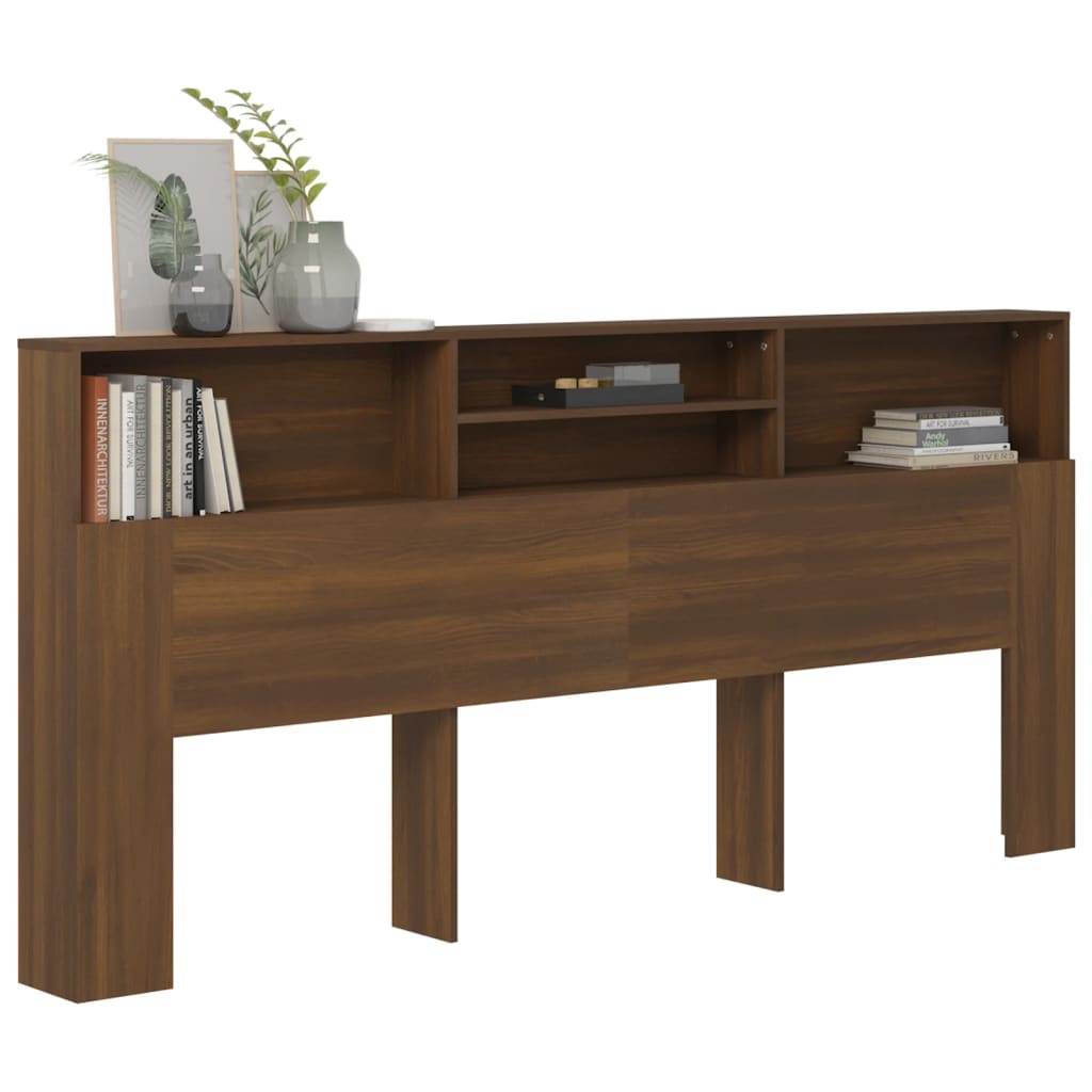 vidaXL Dulap tăblie, stejar maro, 220x19x103,5 cm