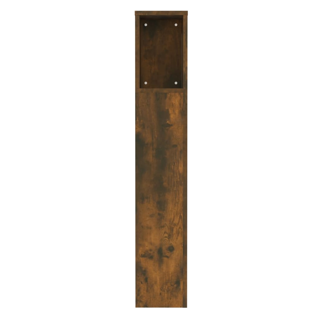 vidaXL Dulap tăblie, stejar fumuriu, 100x18,5x102,5 cm