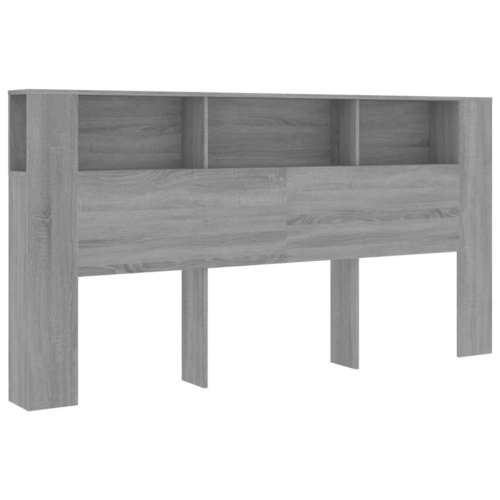 vidaXL Dulap tăblie, gri sonoma, 200x18,5x104,5 cm