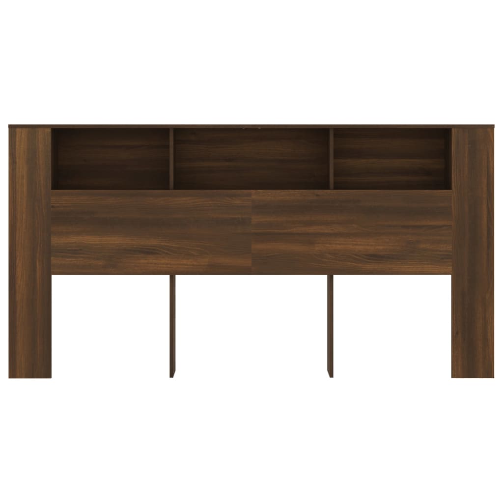 vidaXL Dulap tăblie, stejar maro, 200x18,5x104,5 cm vidaXL Dulap tăblie, stejar maro, 200x18,5x104,5 cm