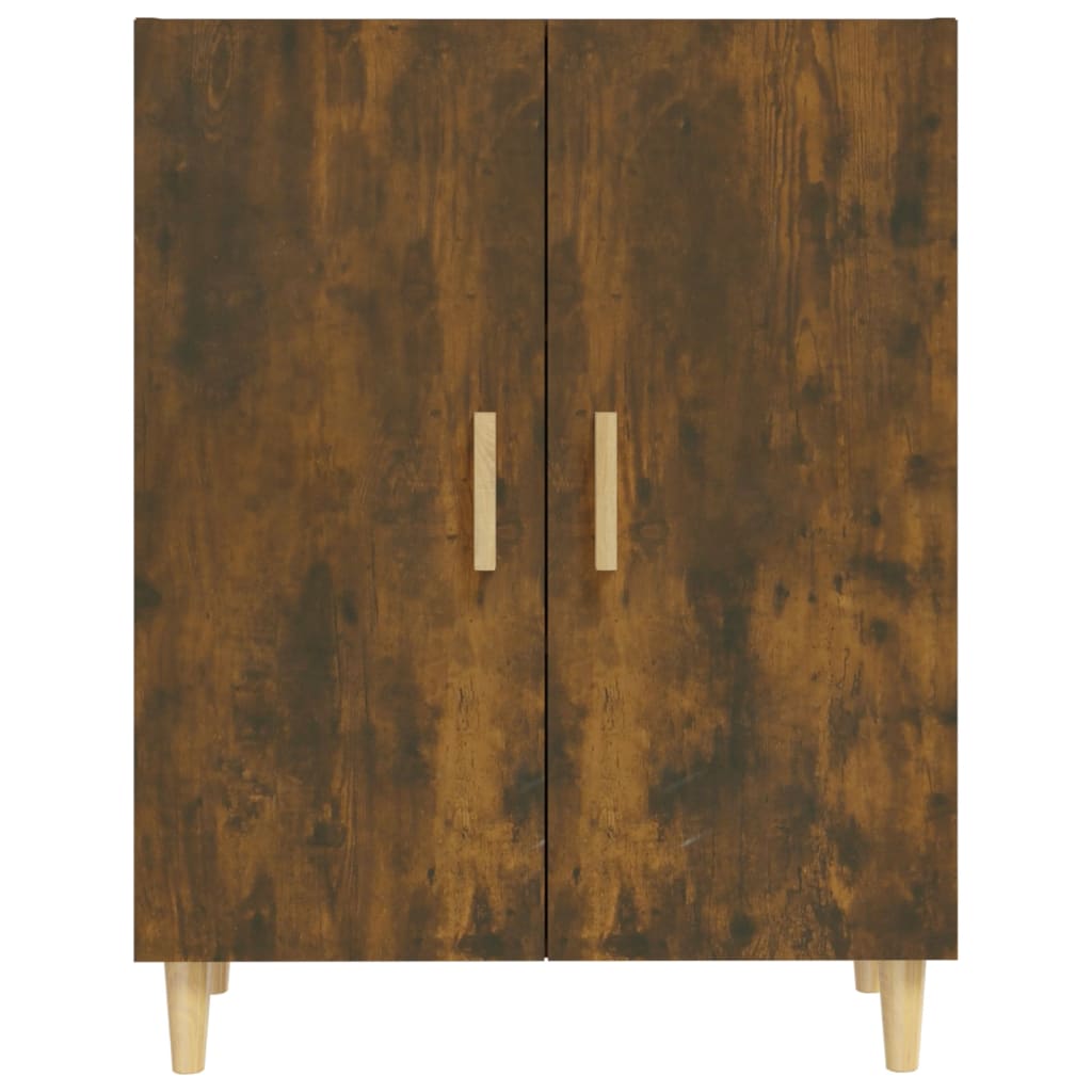 vidaXL Servantă, stejar fumuriu, 70x34x90 cm, lemn prelucrat