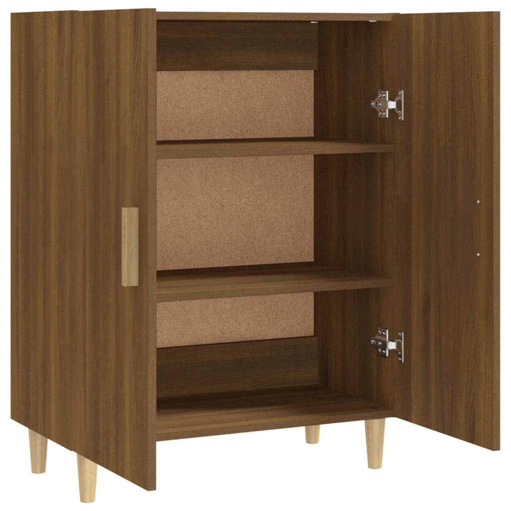 vidaXL Servantă, stejar maro, 70x34x90 cm, lemn prelucrat