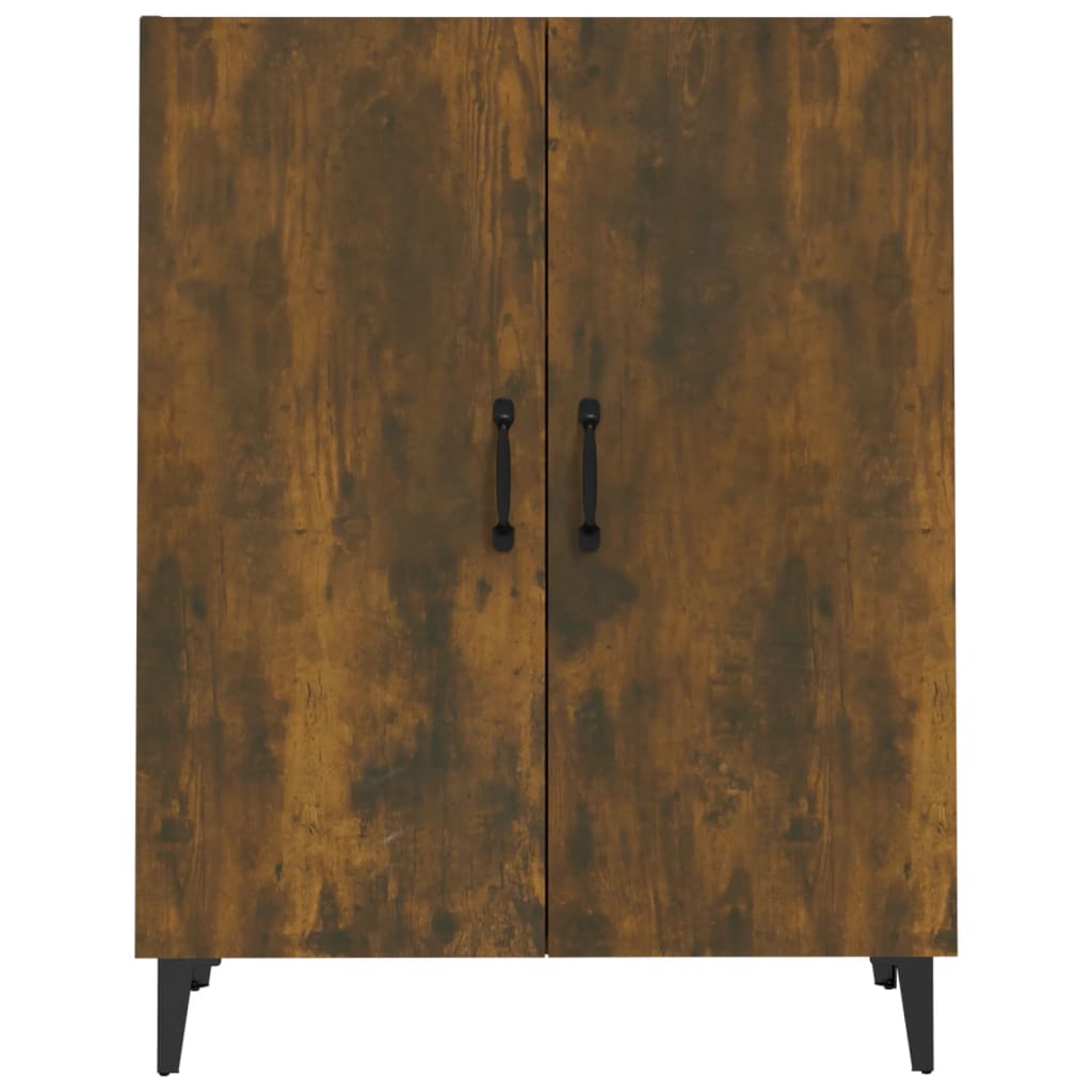 vidaXL Servantă, stejar fumuriu, 70x34x90 cm, lemn prelucrat