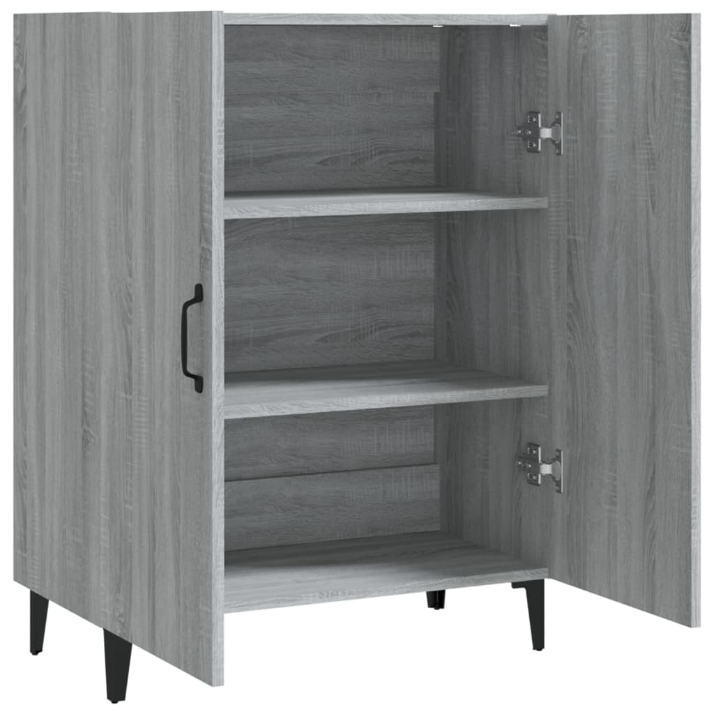 vidaXL Servantă, gri sonoma, 70x34x90 cm, lemn prelucrat vidaXL Servantă, gri sonoma, 70x34x90 cm, lemn prelucrat
