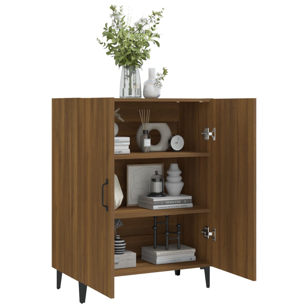 vidaXL Servantă, stejar maro, 70x34x90 cm, lemn prelucrat