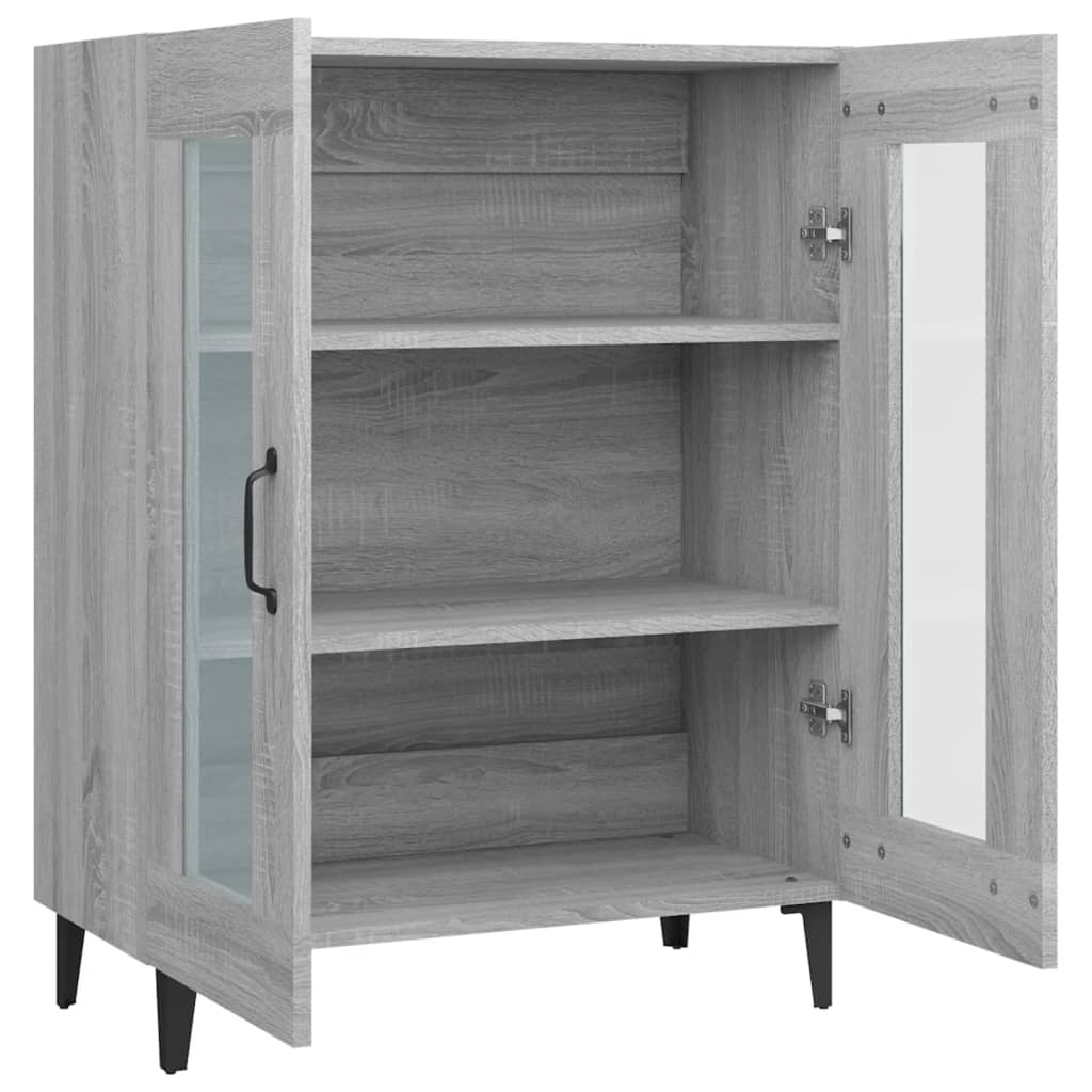 vidaXL Dulap, gri sonoma, 69,5x34x90 cm, lemn compozit vidaXL Dulap, gri sonoma, 69,5x34x90 cm, lemn compozit