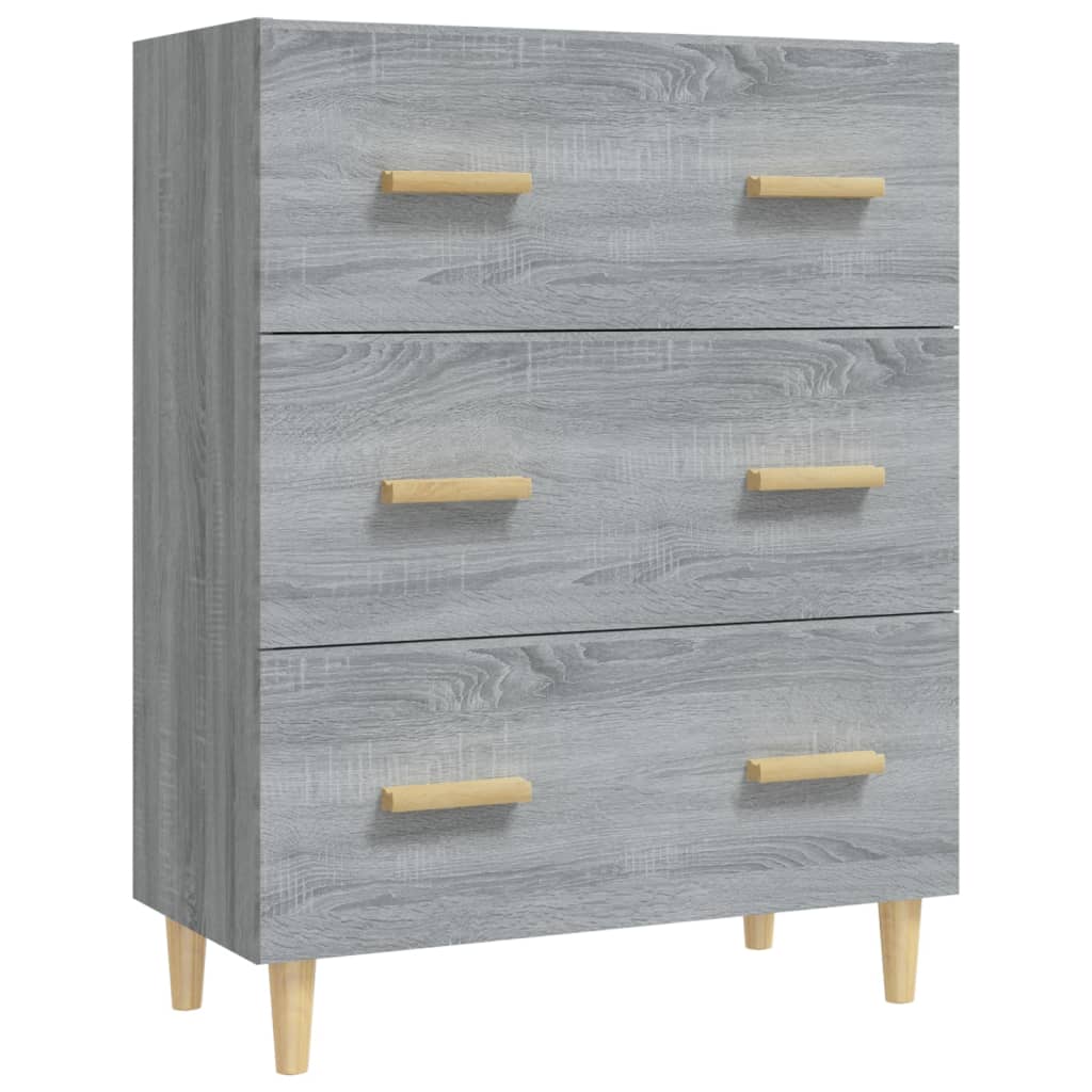 vidaXL Servantă, gri sonoma, 70x34x90 cm, lemn prelucrat