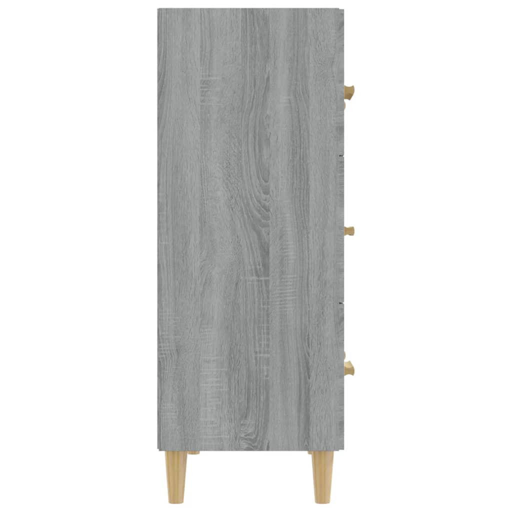 vidaXL Servantă, gri sonoma, 70x34x90 cm, lemn prelucrat