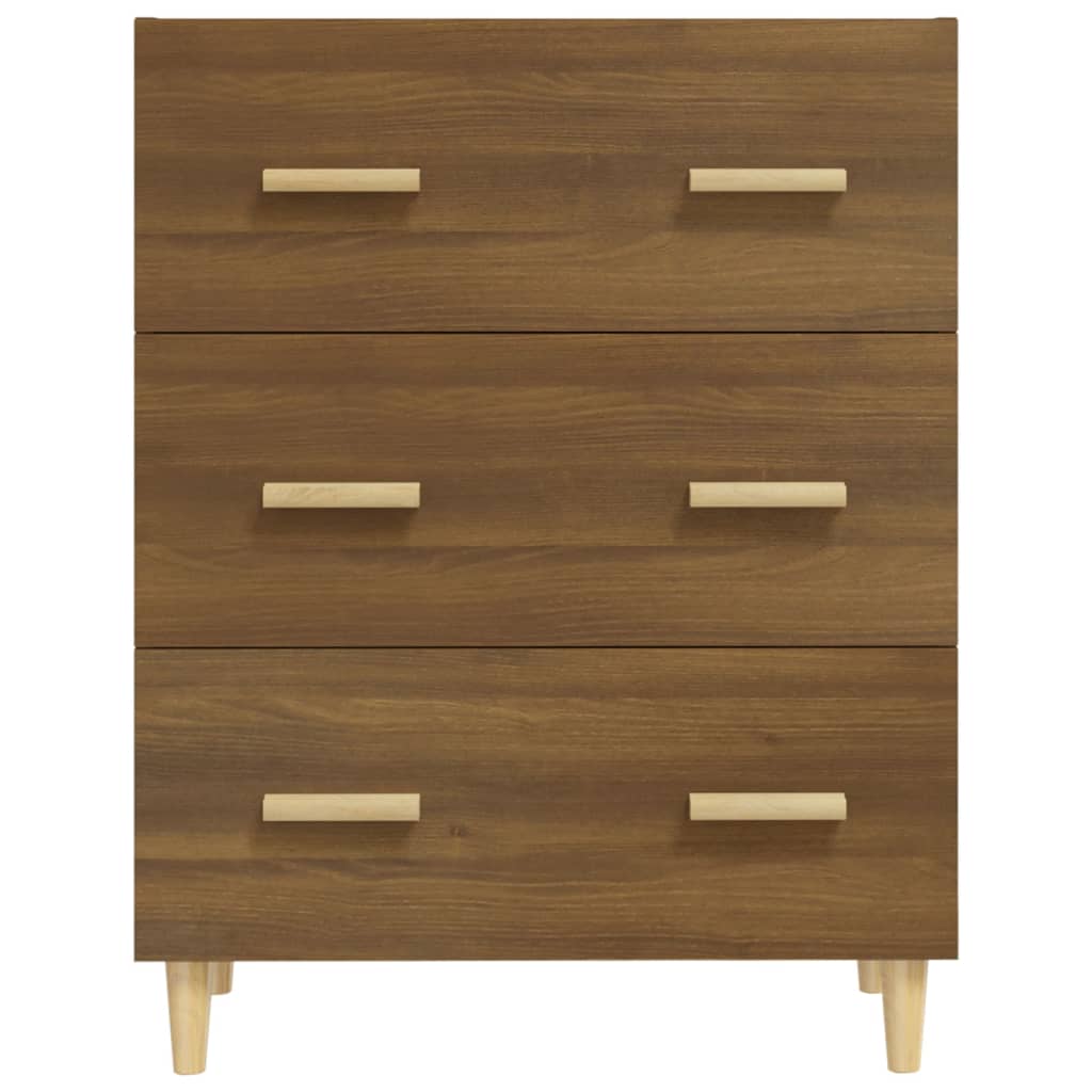 vidaXL Servantă, stejar maro, 70x34x90 cm, lemn prelucrat