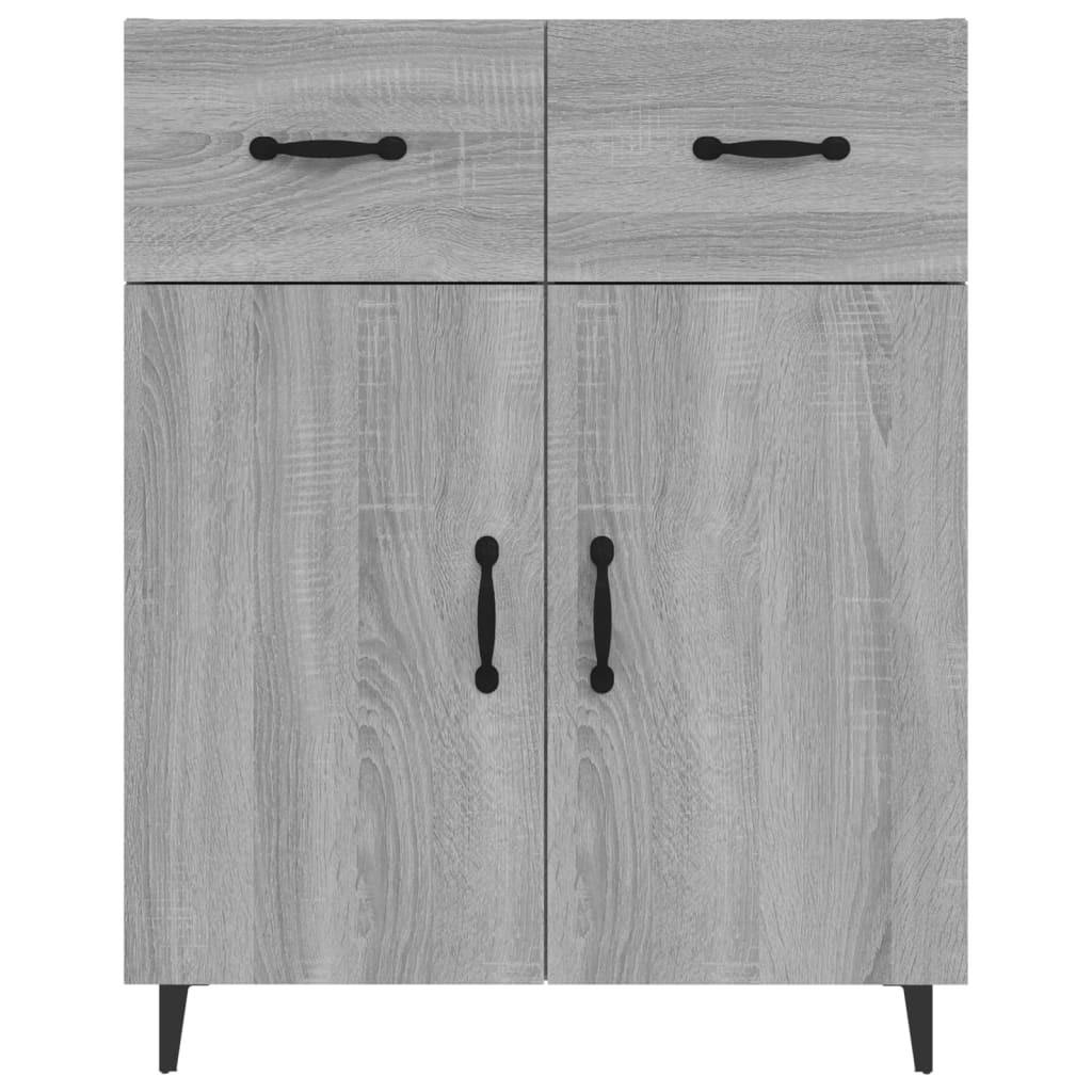 vidaXL Dulap, gri sonoma, 69,5x34x90 cm, lemn compozit vidaXL Dulap, gri sonoma, 69,5x34x90 cm, lemn compozit