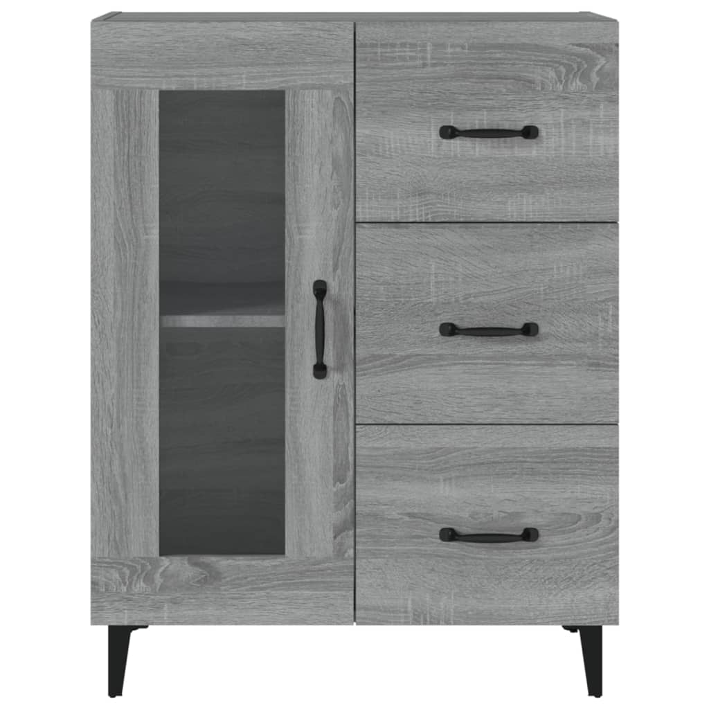 vidaXL Dulap, gri sonoma, 69,5x34x90 cm, lemn compozit vidaXL Dulap, gri sonoma, 69,5x34x90 cm, lemn compozit