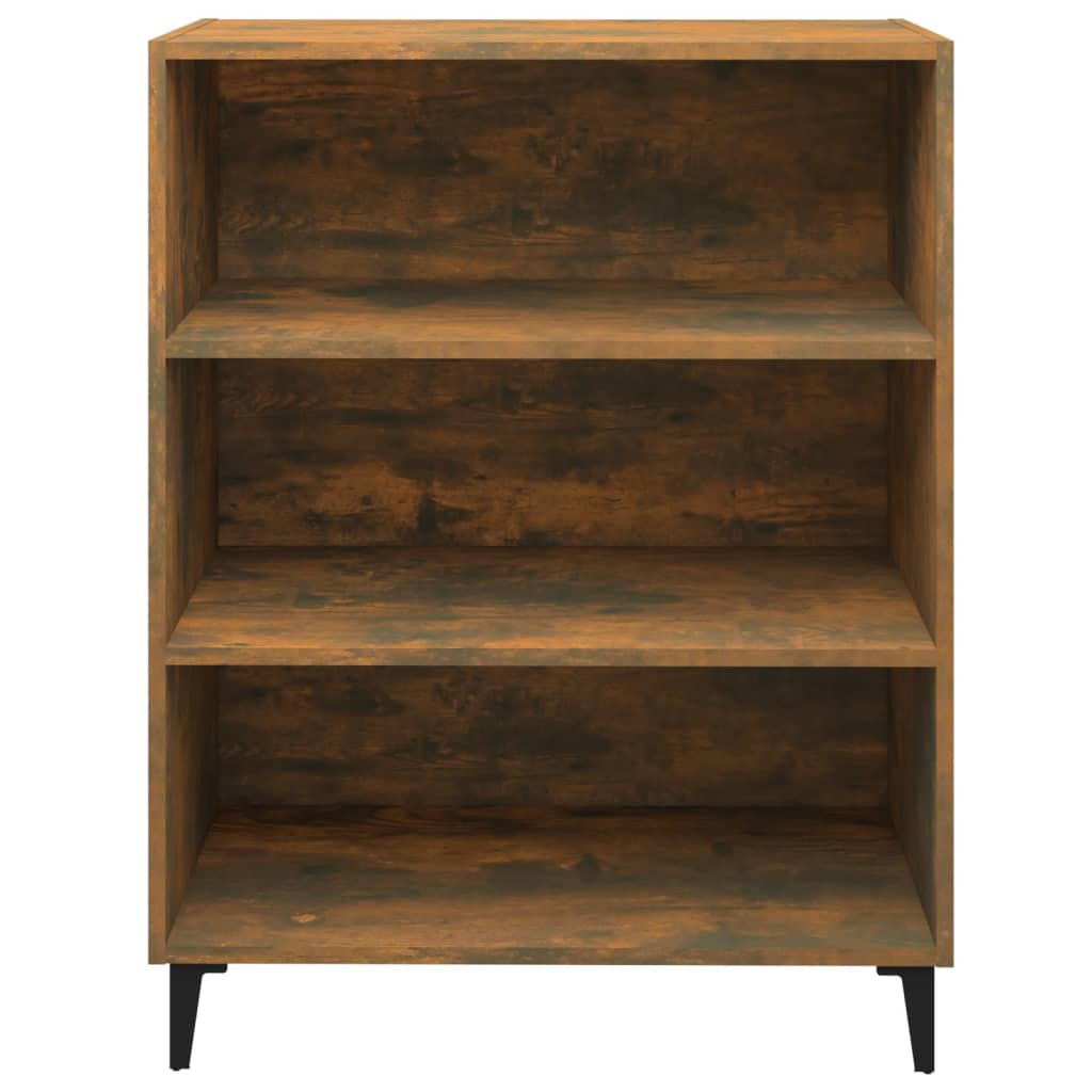 vidaXL Servantă, stejar fumuriu, 69,5x32,5x90 cm, lemn prelucrat