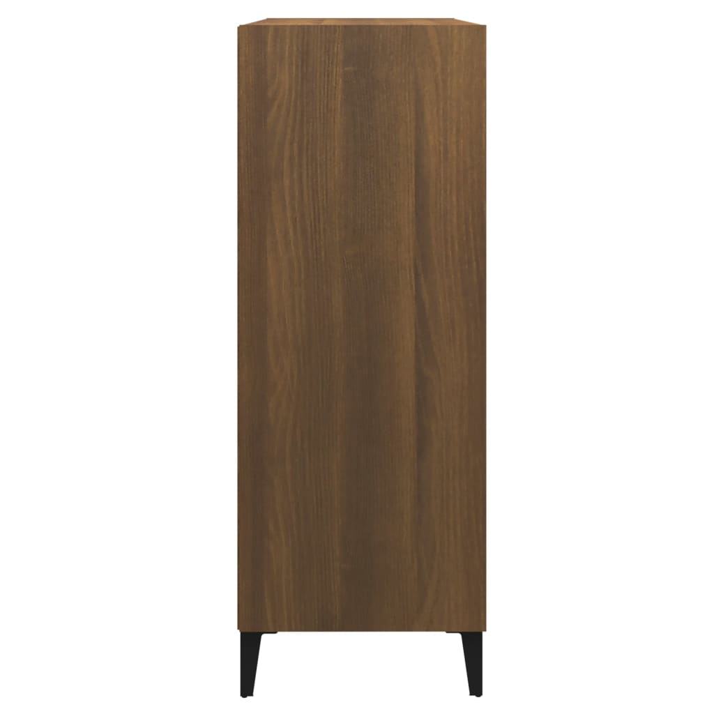 vidaXL Servantă, stejar maro, 69,5x32,5x90 cm, lemn prelucrat
